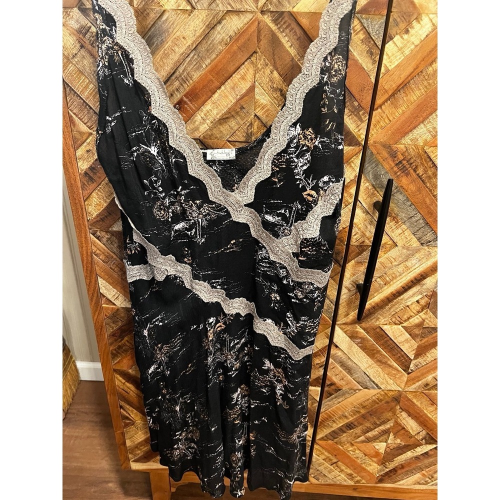 Free People Intimately Slip My Mind Printed Trapeze Dress M - Picture 9 of 11